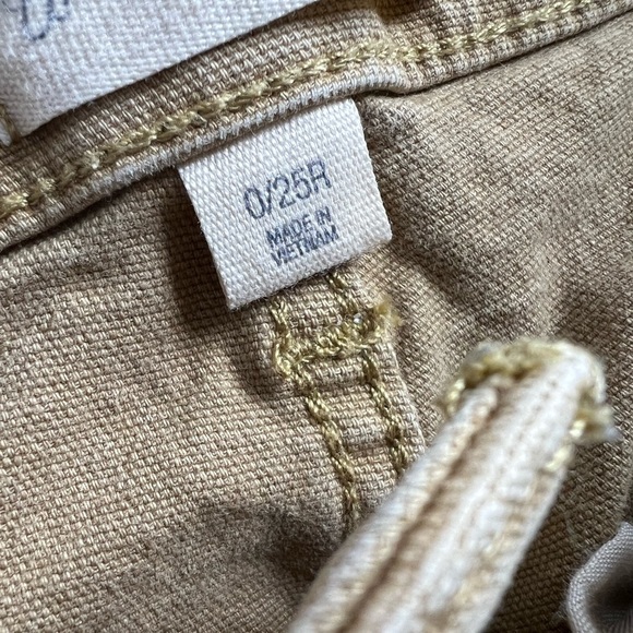 High rise slim straight leg cargo pant, 25R - Picture 3 of 3